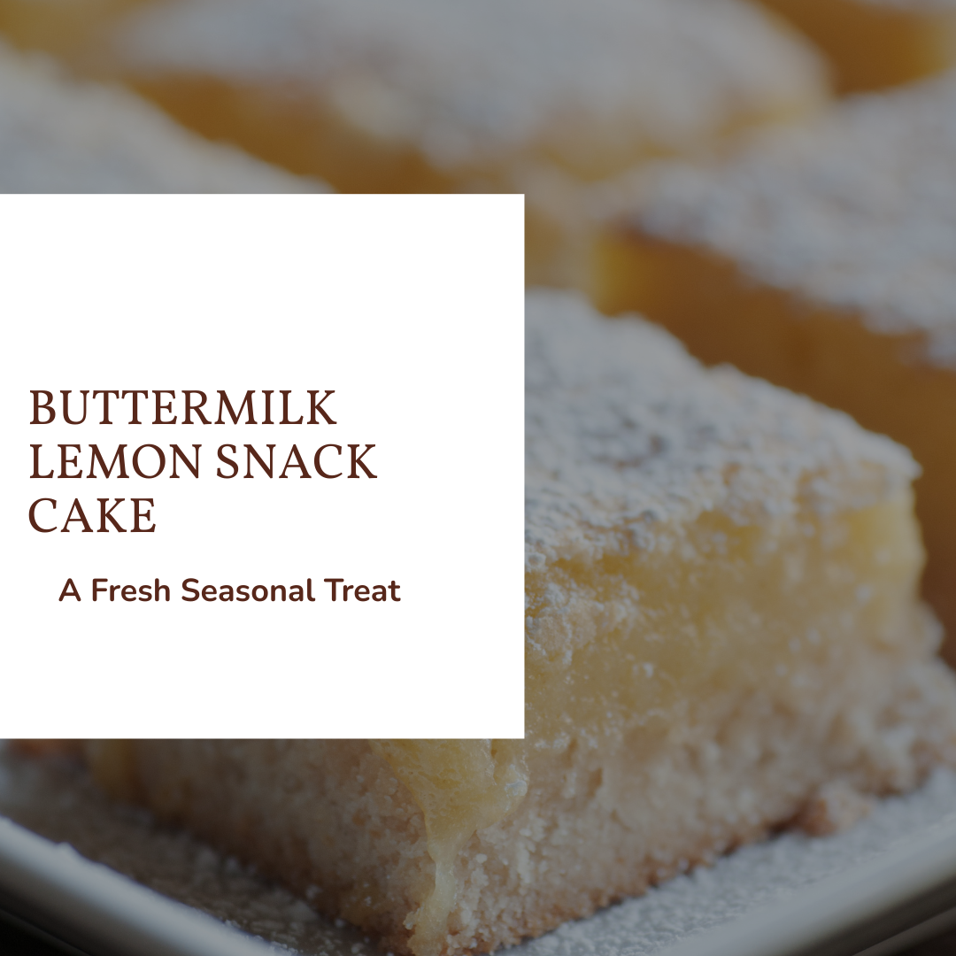 Buttermilk Lemon Snack Cake