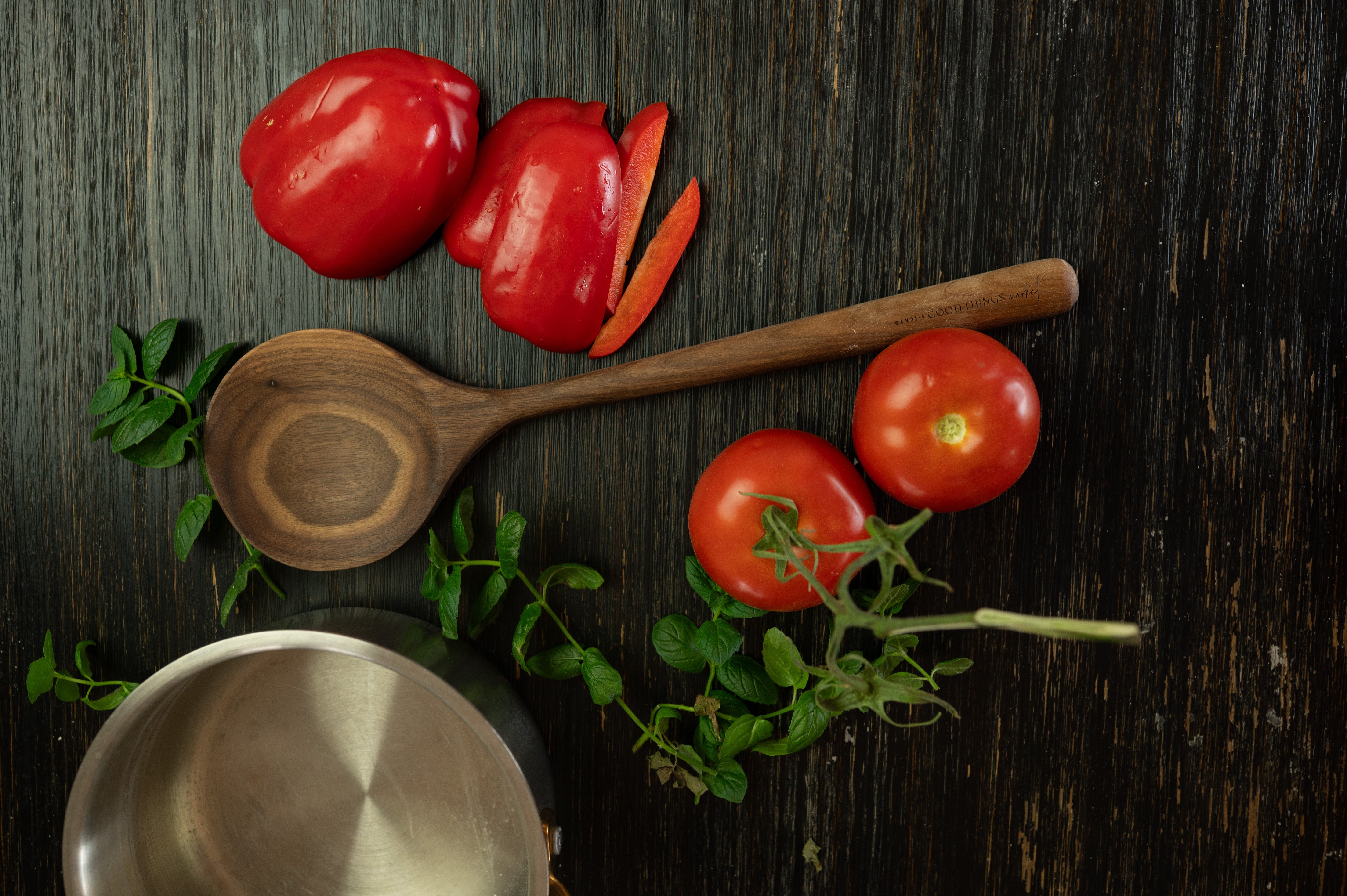 Bloomstead Farms Walnut Kitchen Utensils