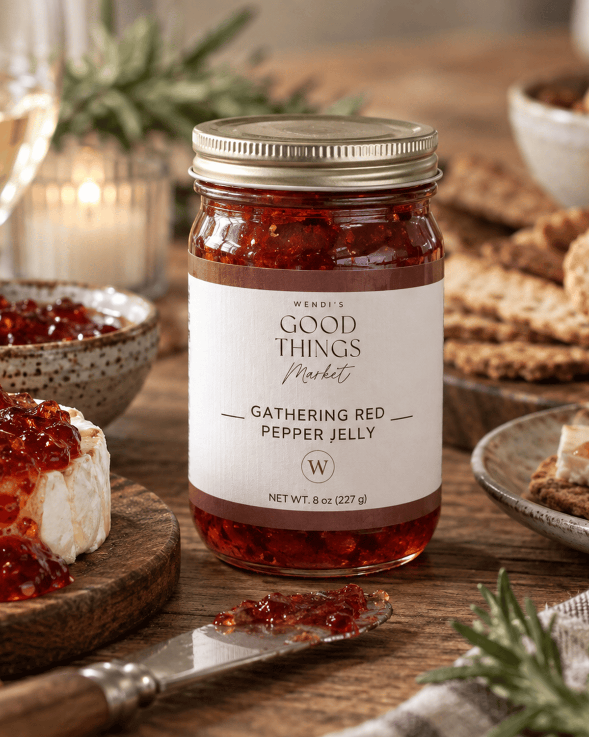 Gathering Red Pepper Jelly