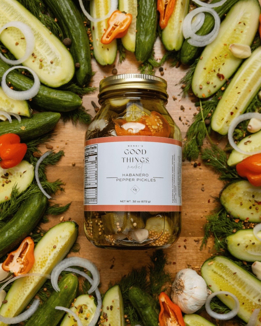 Habanero Pepper Pickles