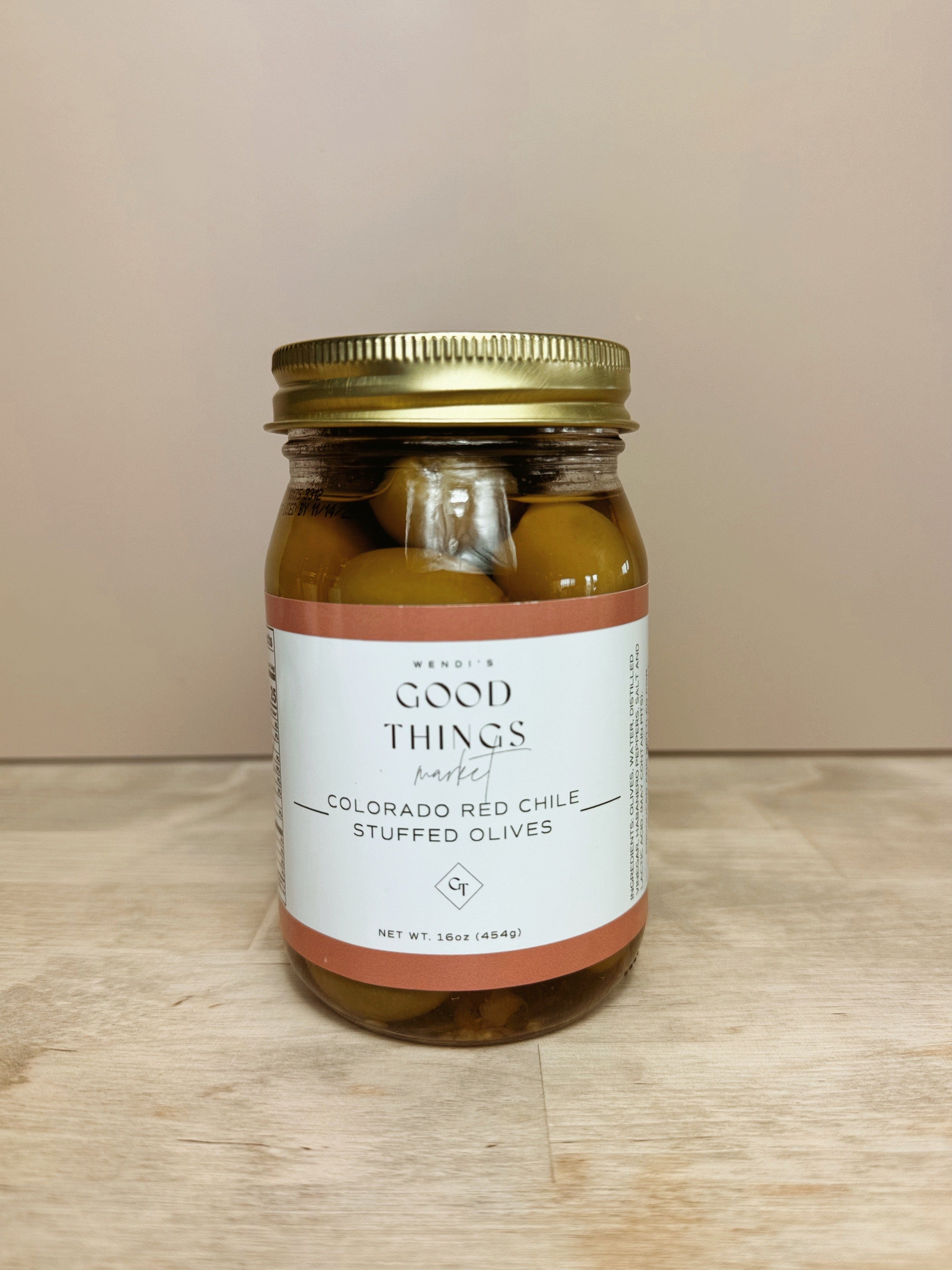 Colorado Red Chile Stuffed Olives