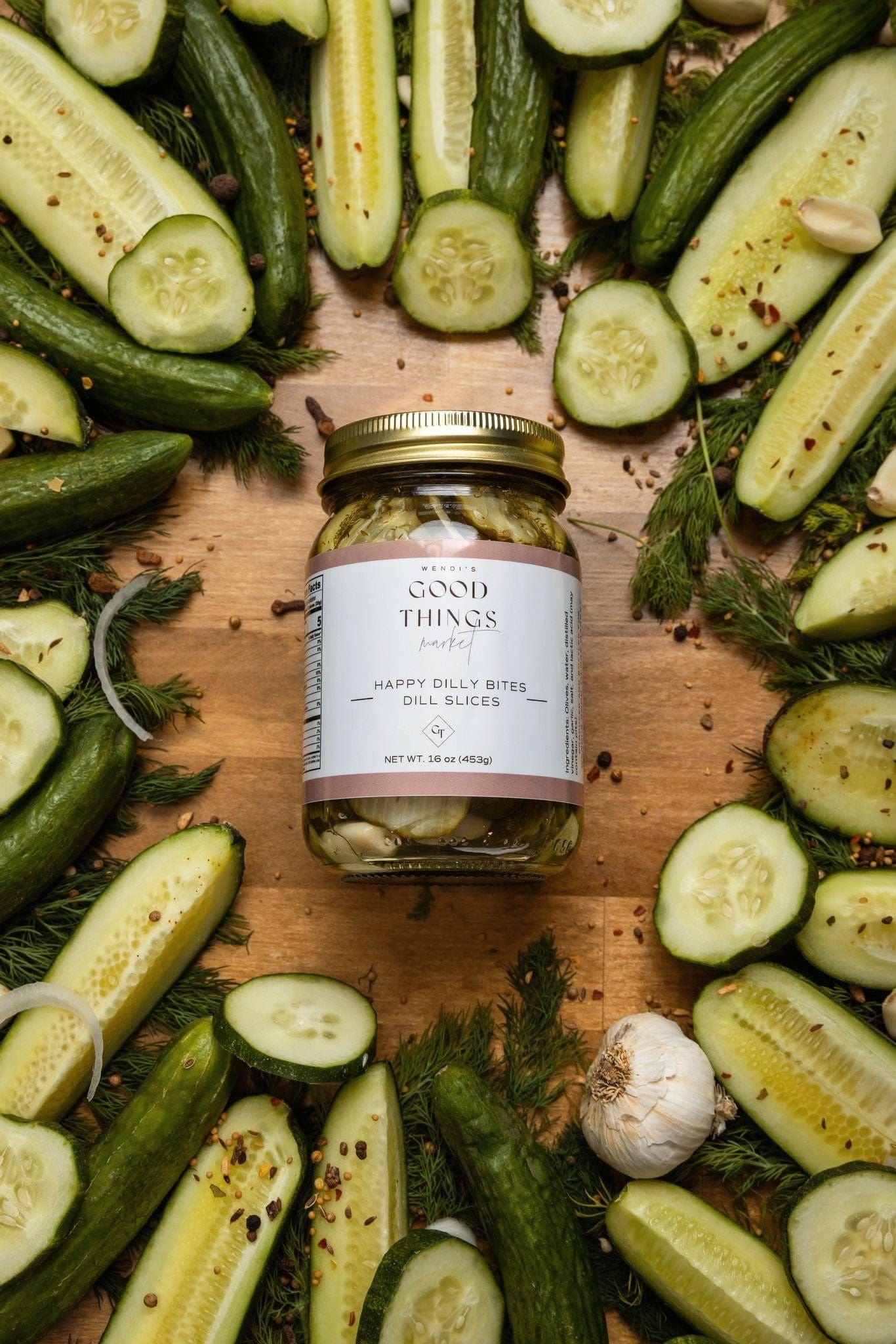 Happy Dilly Bites Dill Pickle Slices