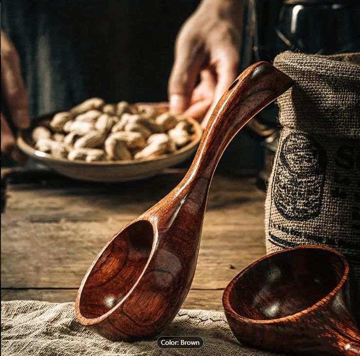 Large Scoop Wooden Spoon