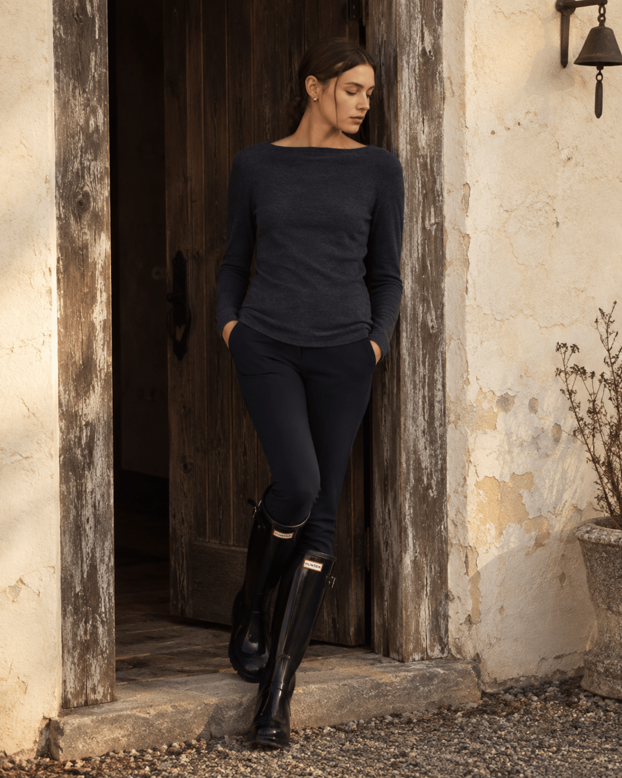 Marlow Boatneck – Heather Grey