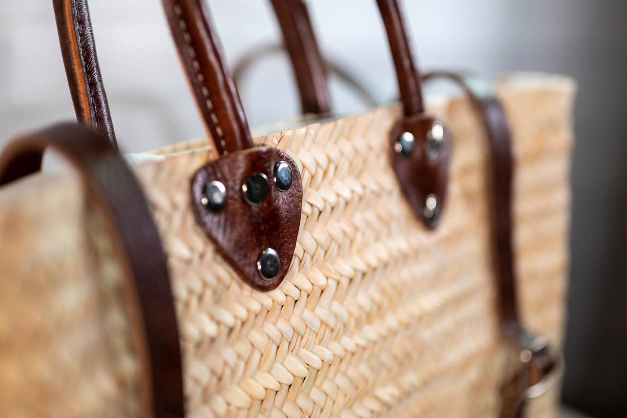 Moroccan Shopping Basket Backpack