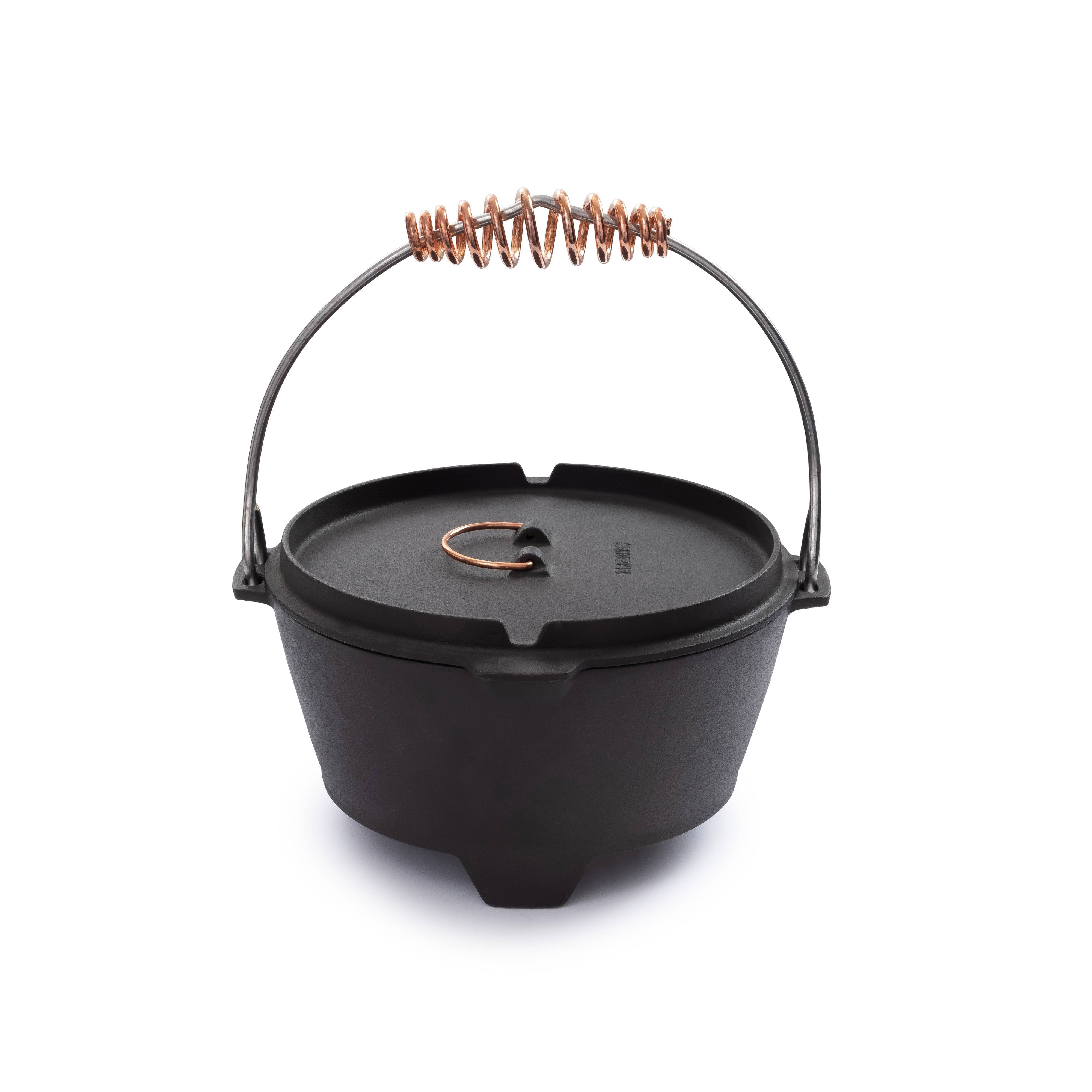 Polished Cast Iron Dutch Oven 4 QT