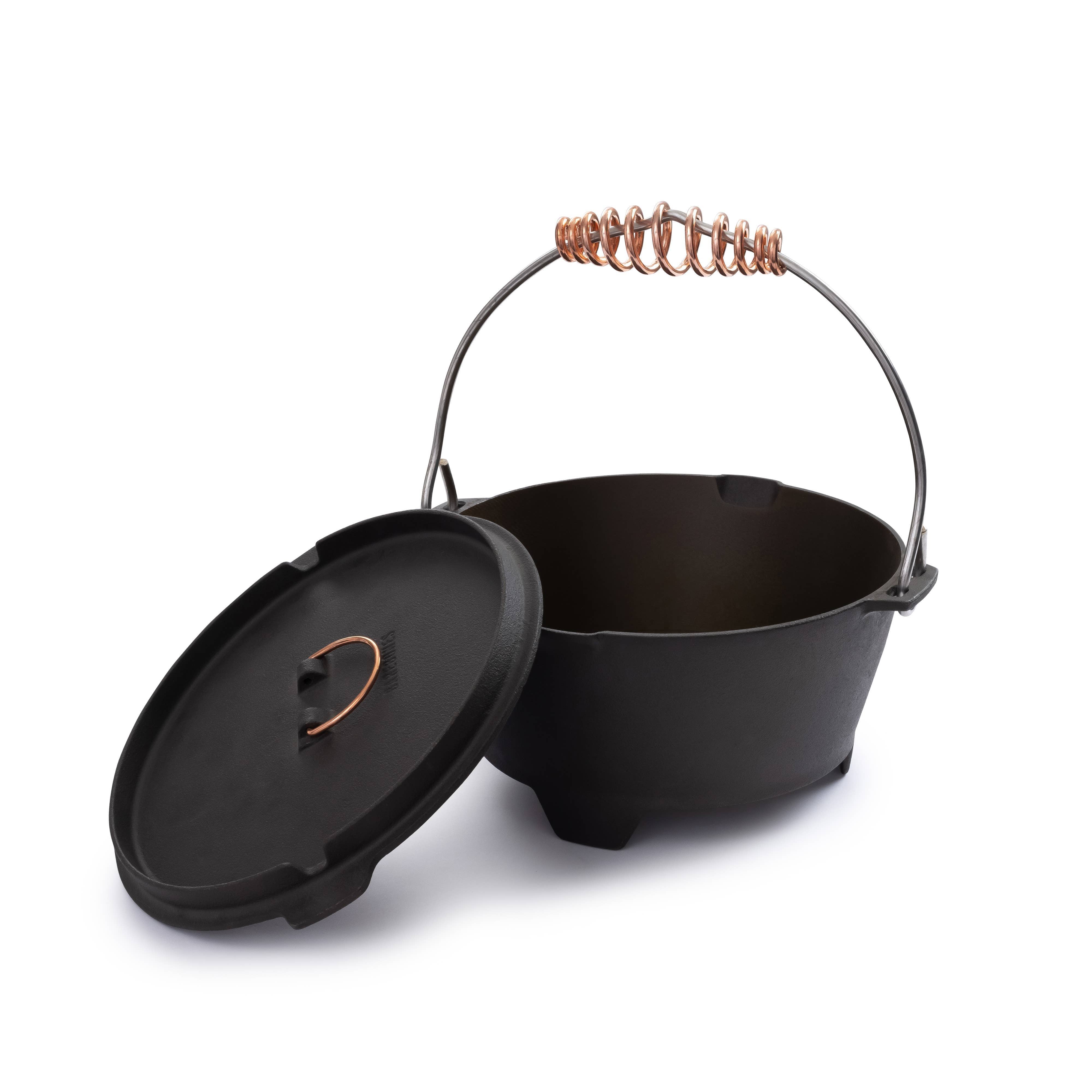 Polished Cast Iron Dutch Oven 4 QT