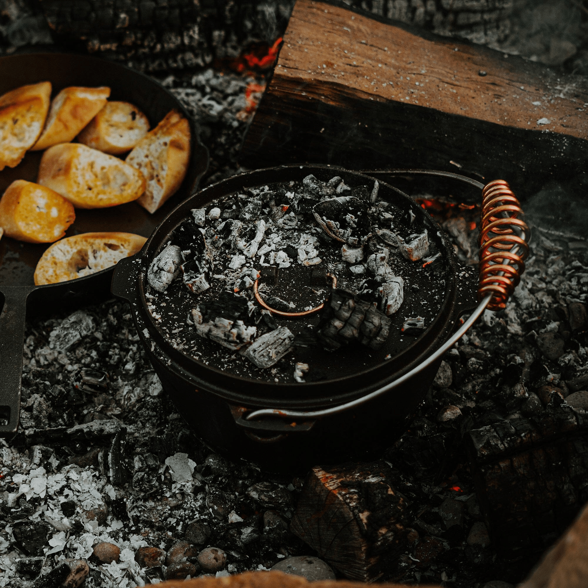 Polished Cast Iron Dutch Oven 4 QT