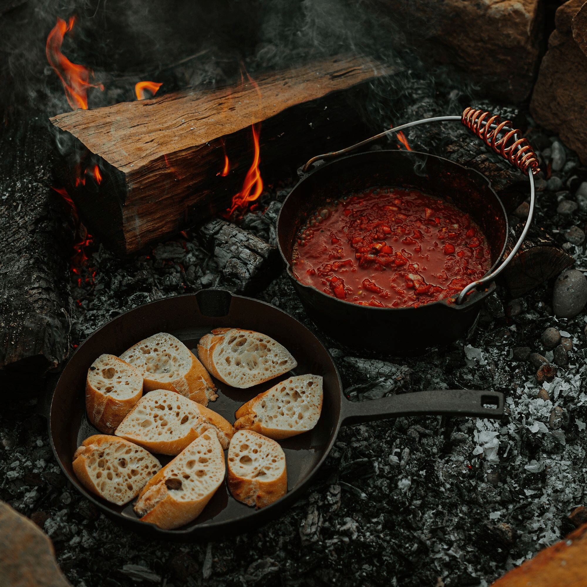 Polished Cast Iron Dutch Oven 4 QT