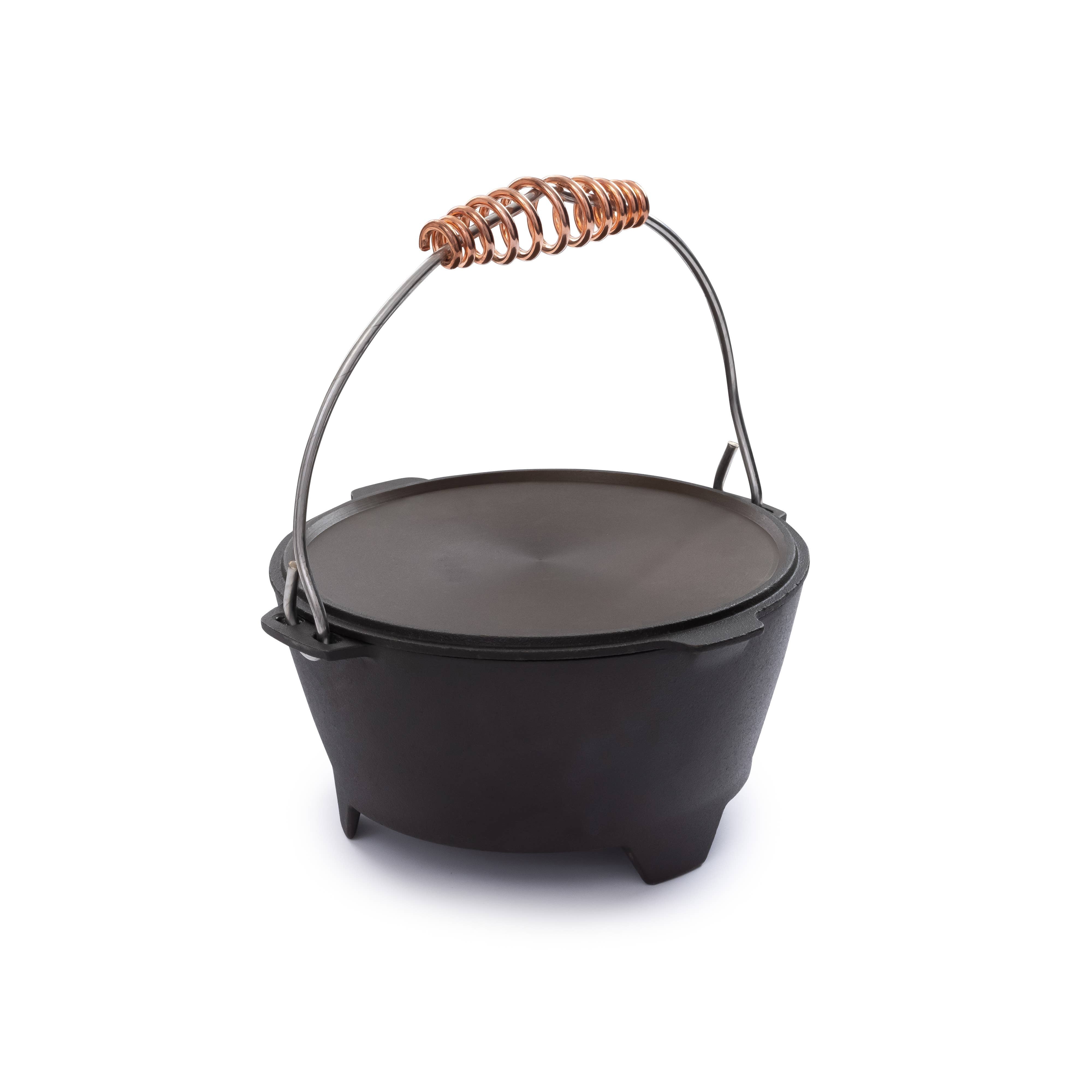 Polished Cast Iron Dutch Oven 4 QT