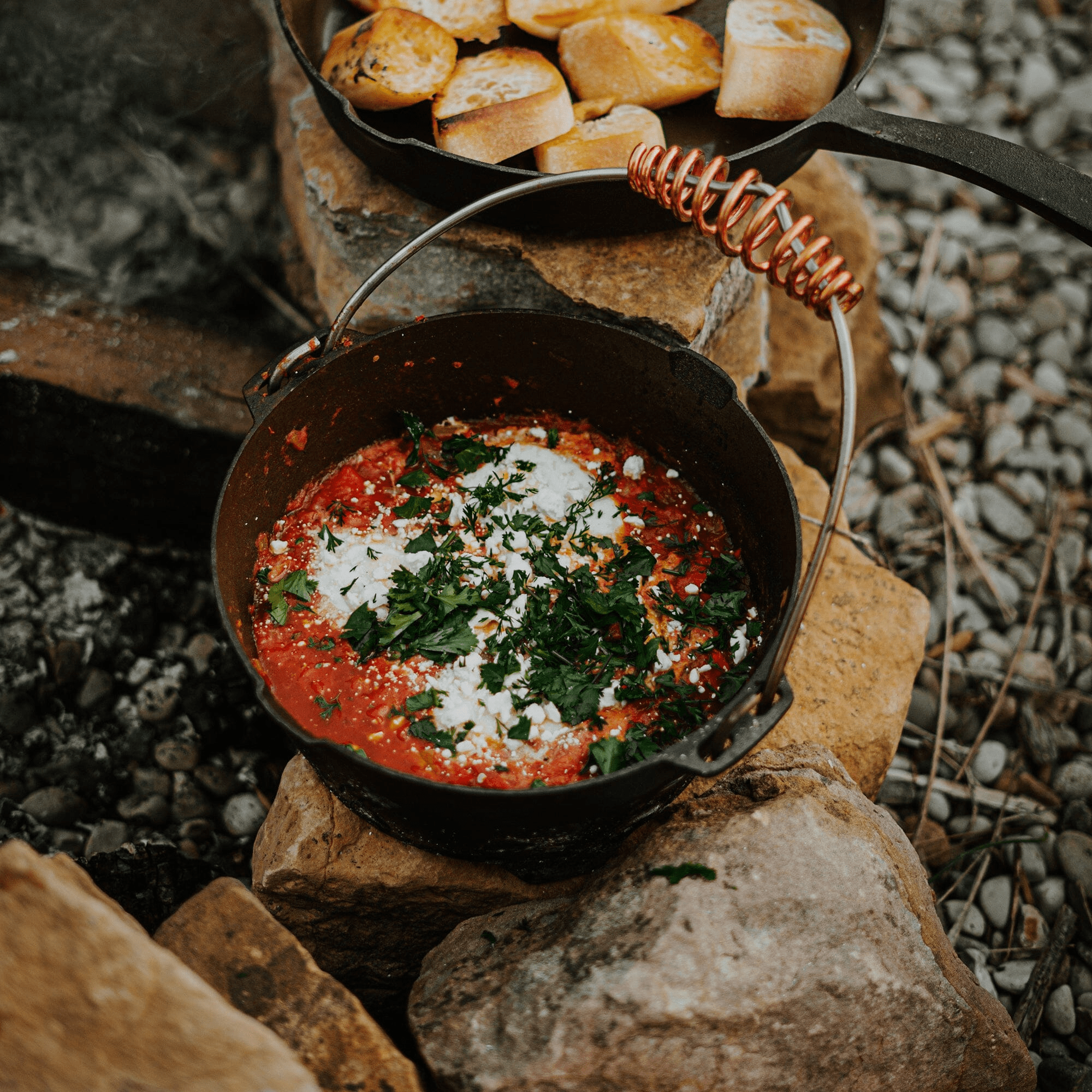 Polished Cast Iron Dutch Oven 4 QT
