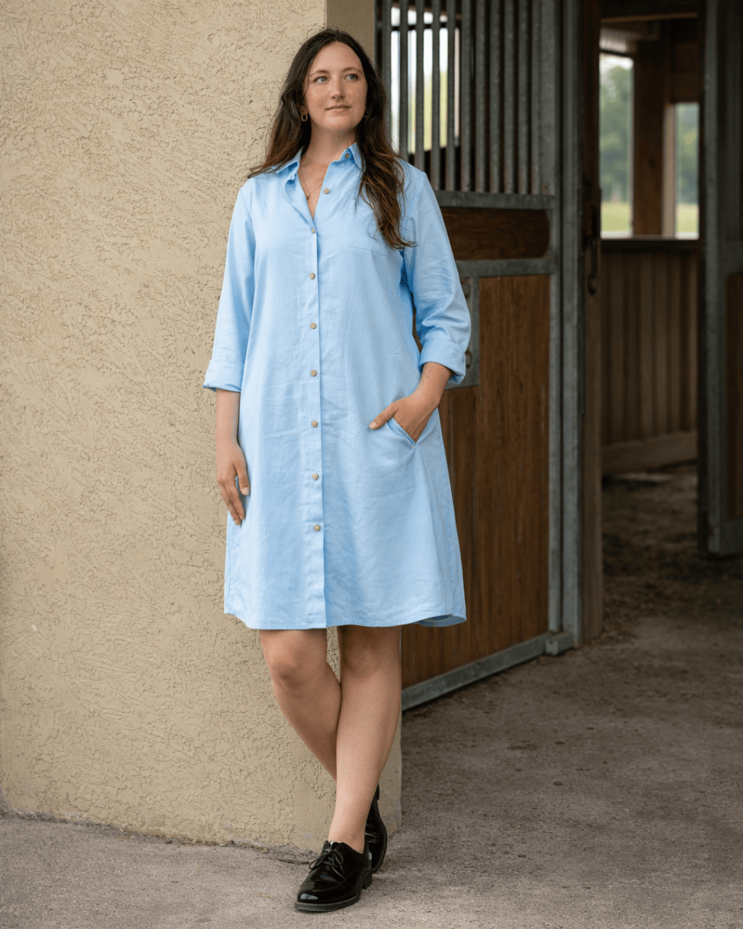 The Ashford Linen Shirt Dress