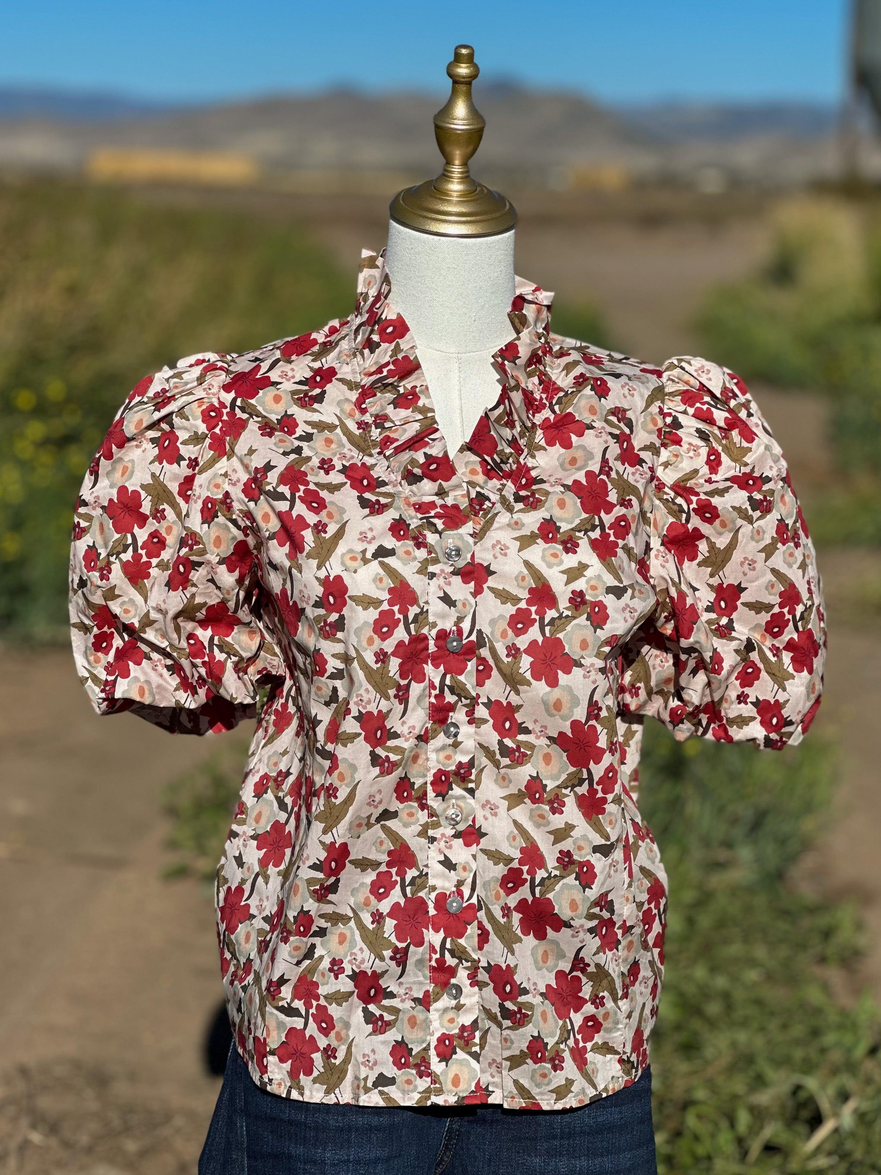 The Lindenwood Ruffle Top