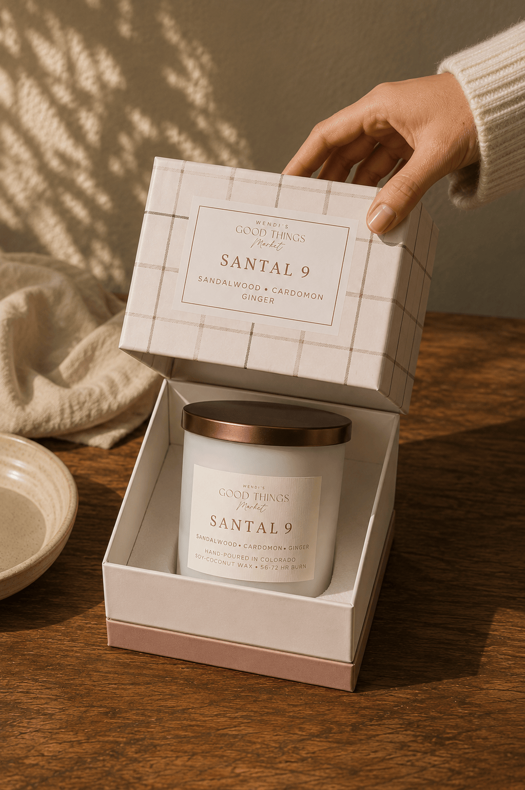 Wendi's Market Santal 9 Candle