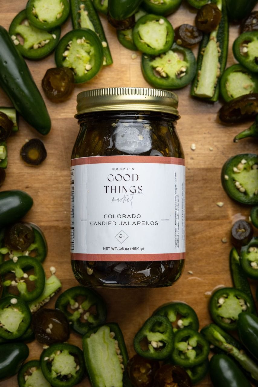 made in Colorado, candied jalapeno peppers