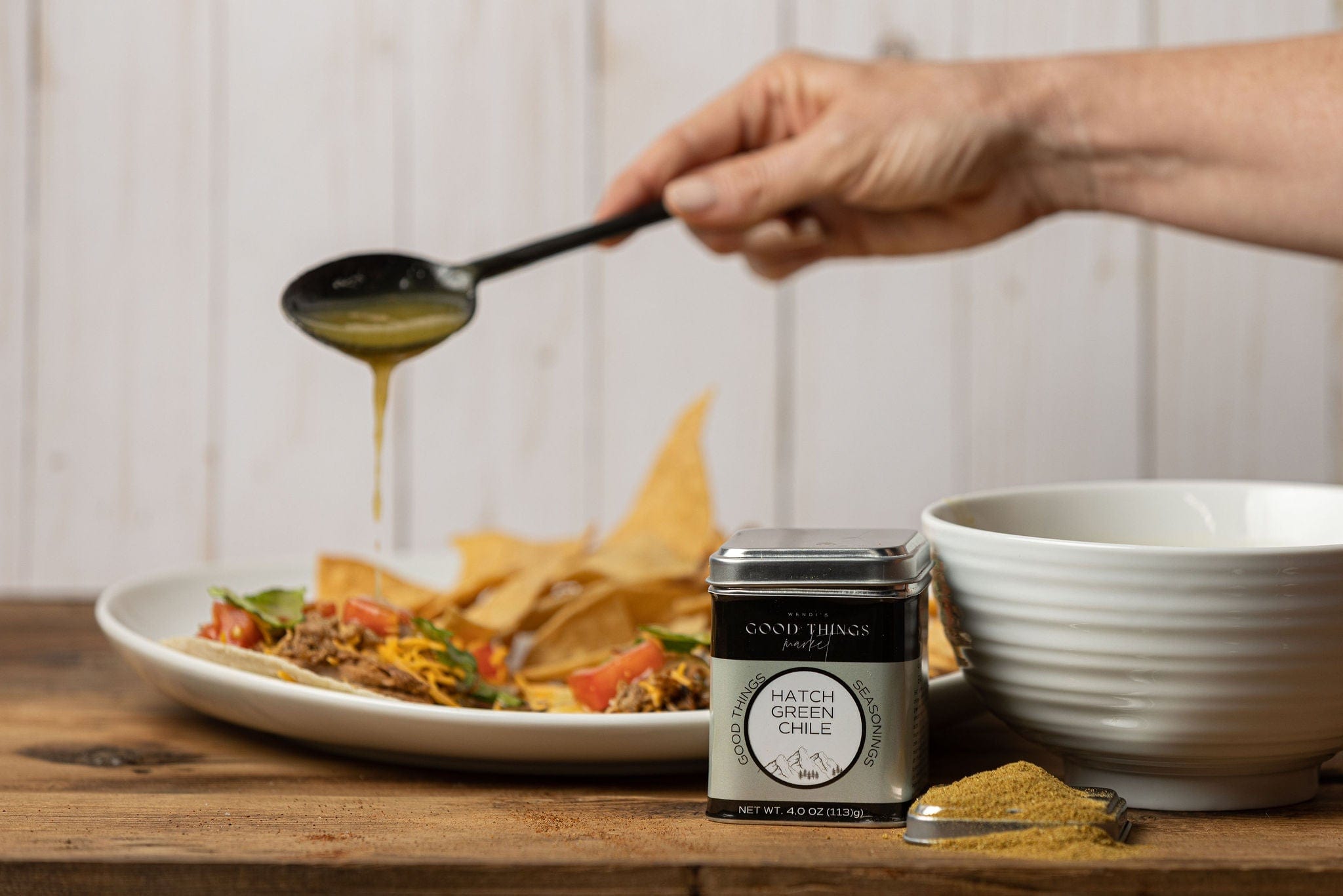 natural cooking spices, hatch ground green chile, Wendi's Good Things Market