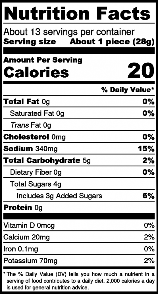 hot sweet pickles ingredients