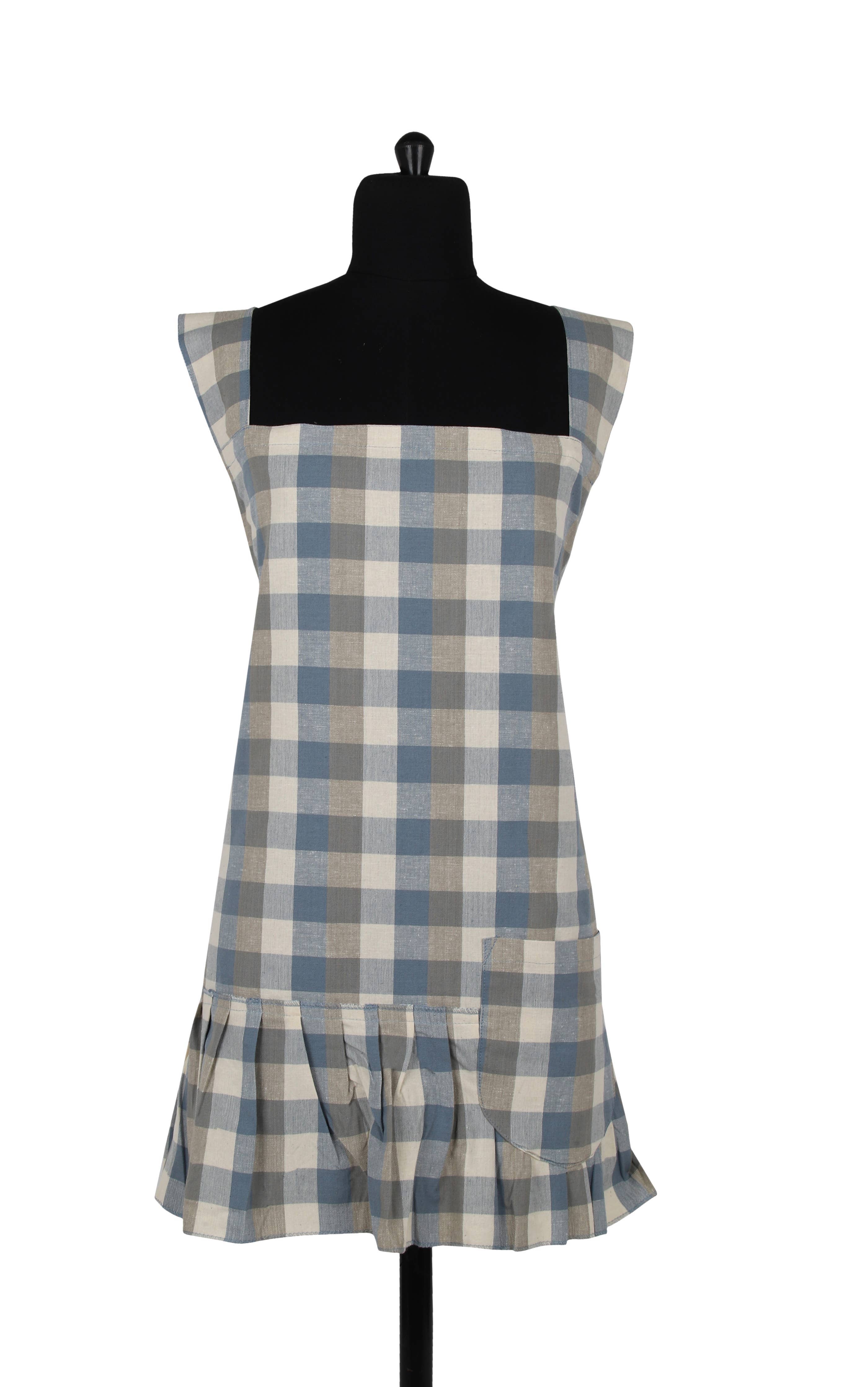 Baker's Blue Pinafore Apron