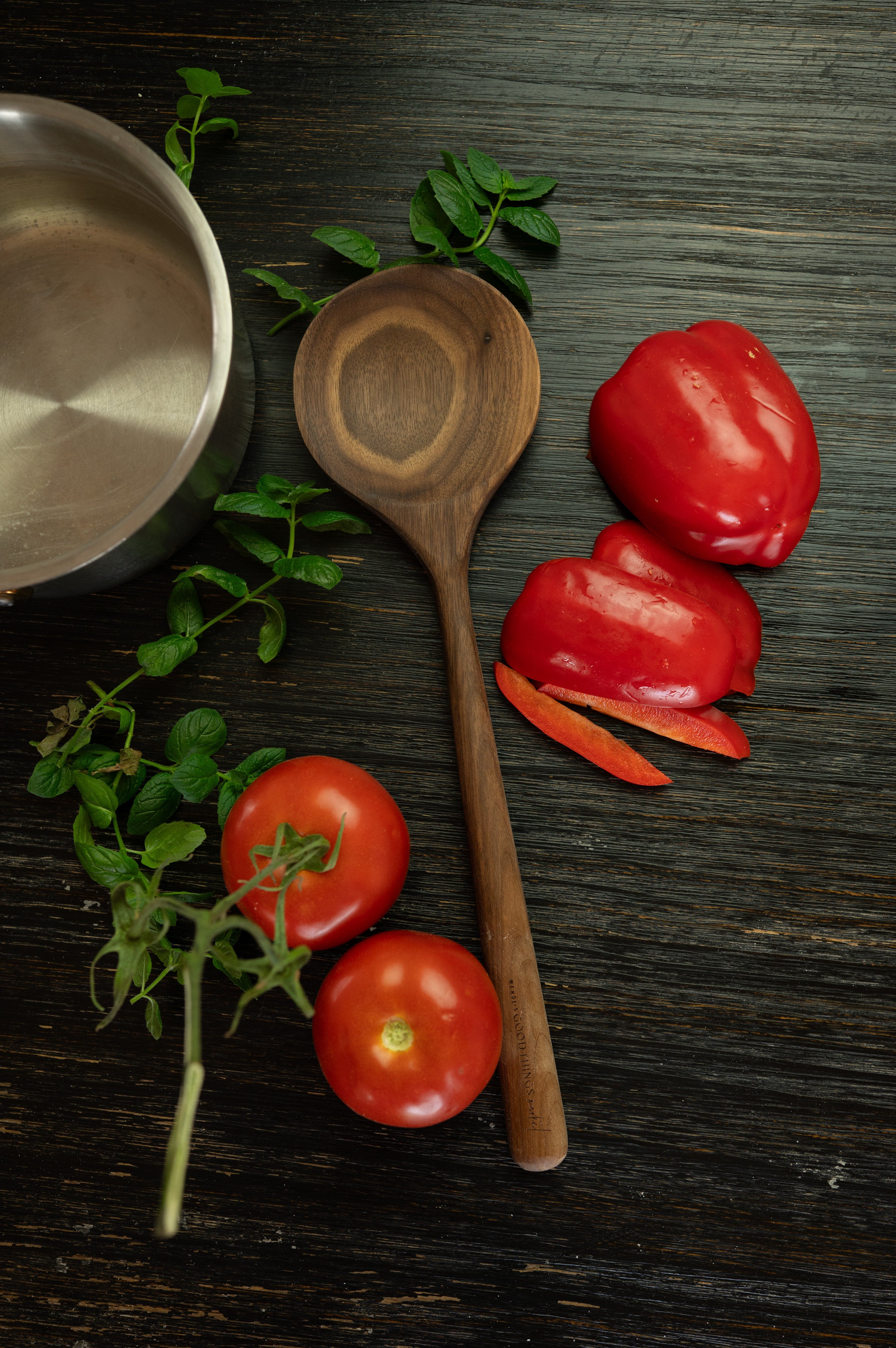 Bloomstead Farms Walnut Large Spoon