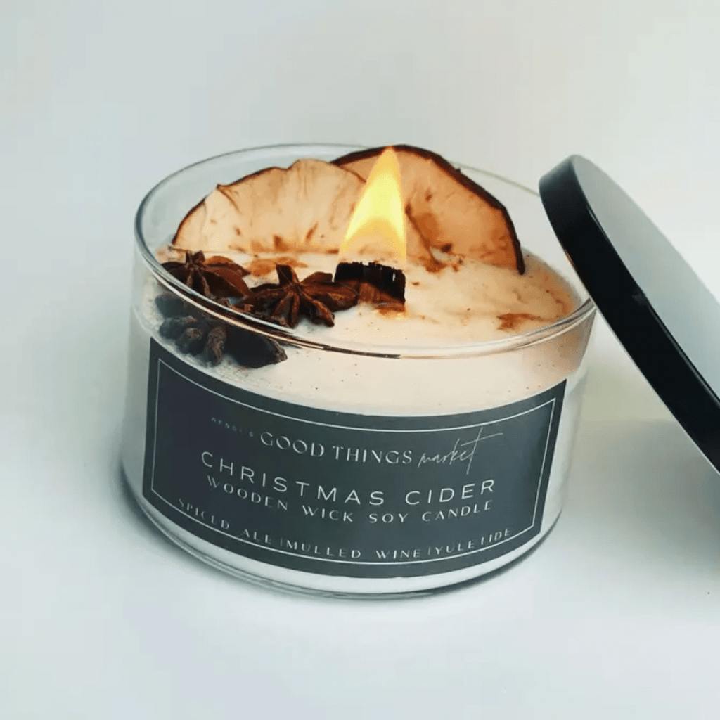 Balsam and Cedar Wooden Wick Soy Candle