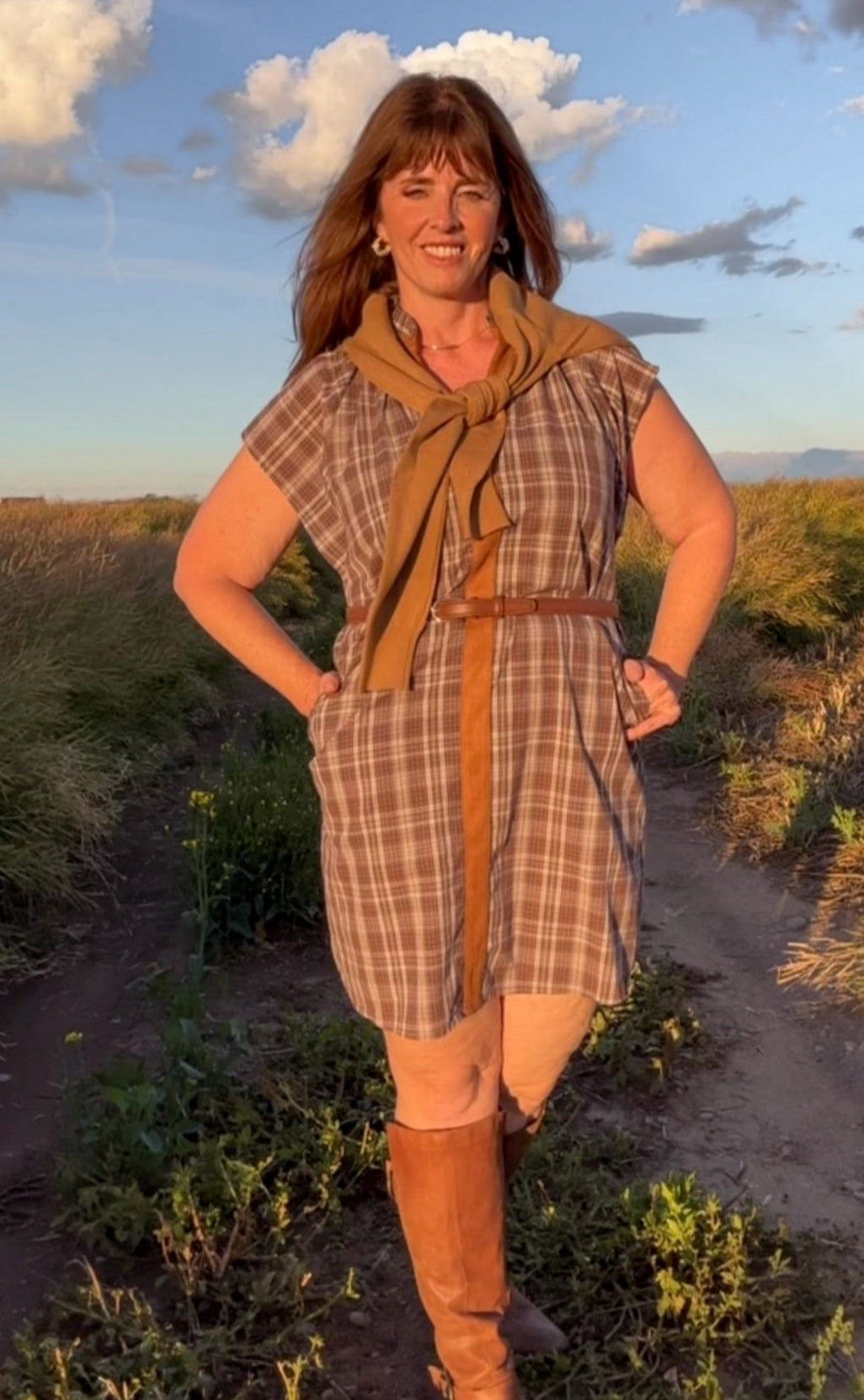 Cider Mill Plaid Dress