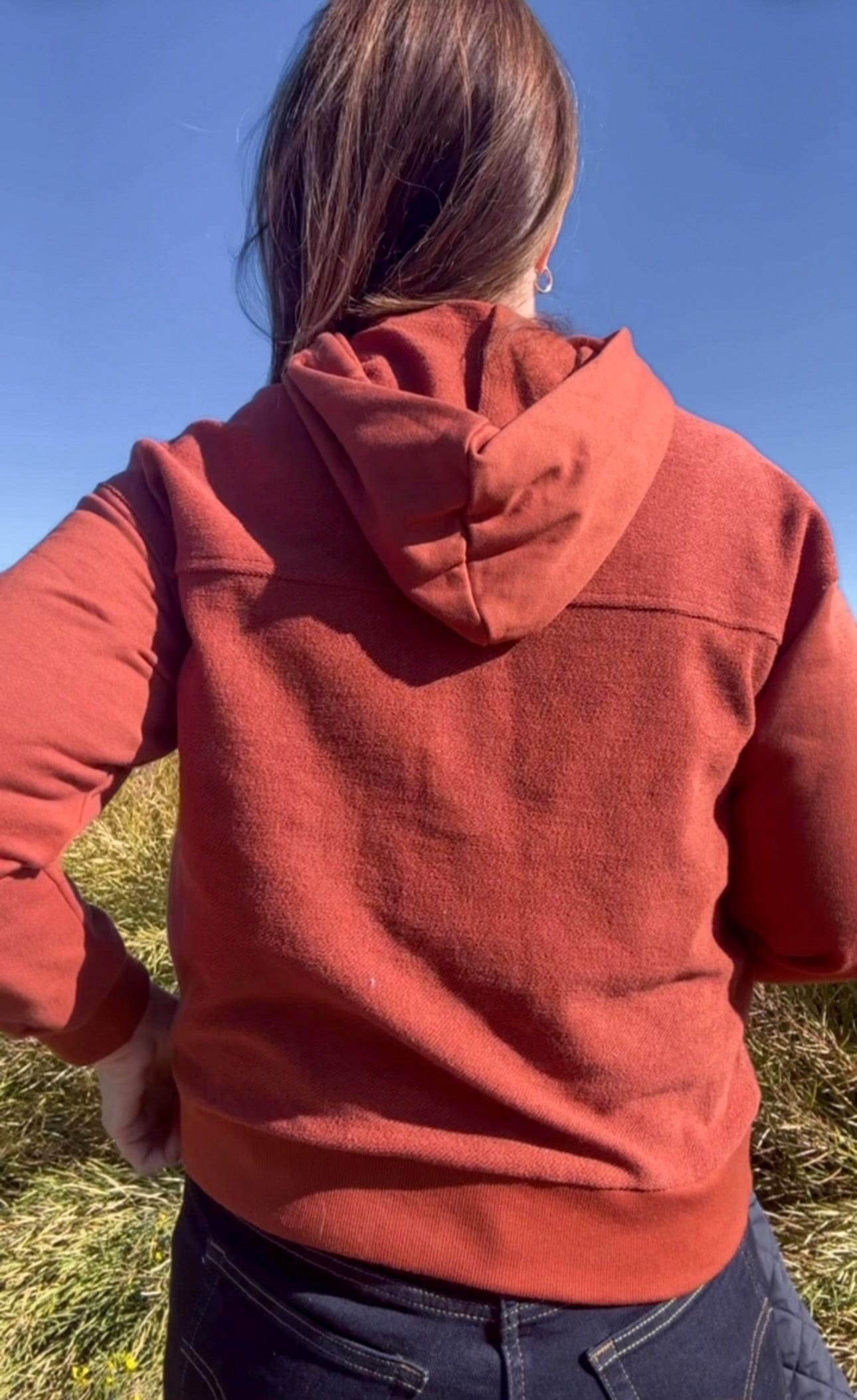 Copper Button-up Hoodie