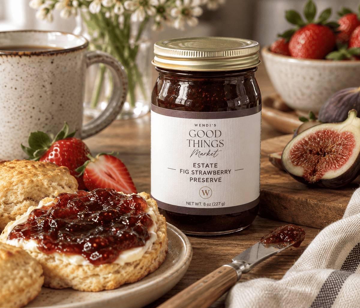Estate Fig Strawberry Preserve