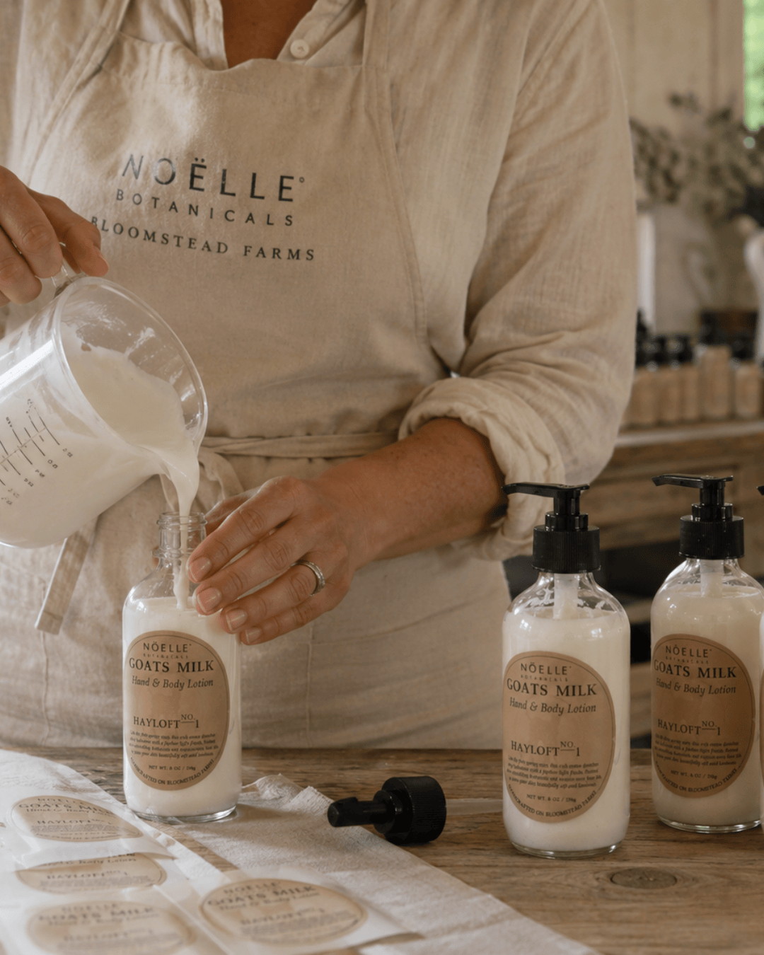 Hayloft No. 1 Goat Milk Hand & Body Lotion | Noelle Botanicals