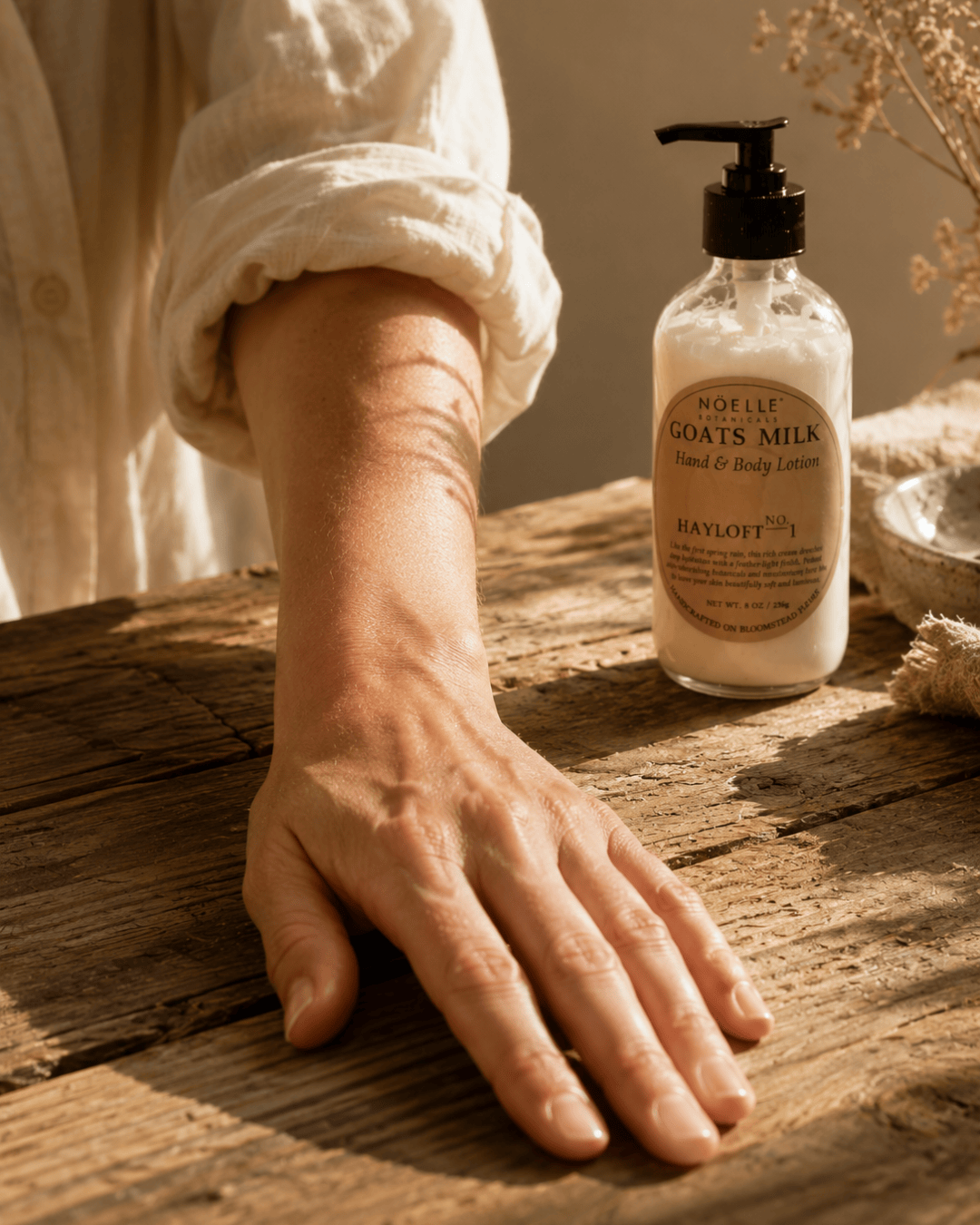 Hayloft No. 1 Goat Milk Hand & Body Lotion | Noelle Botanicals