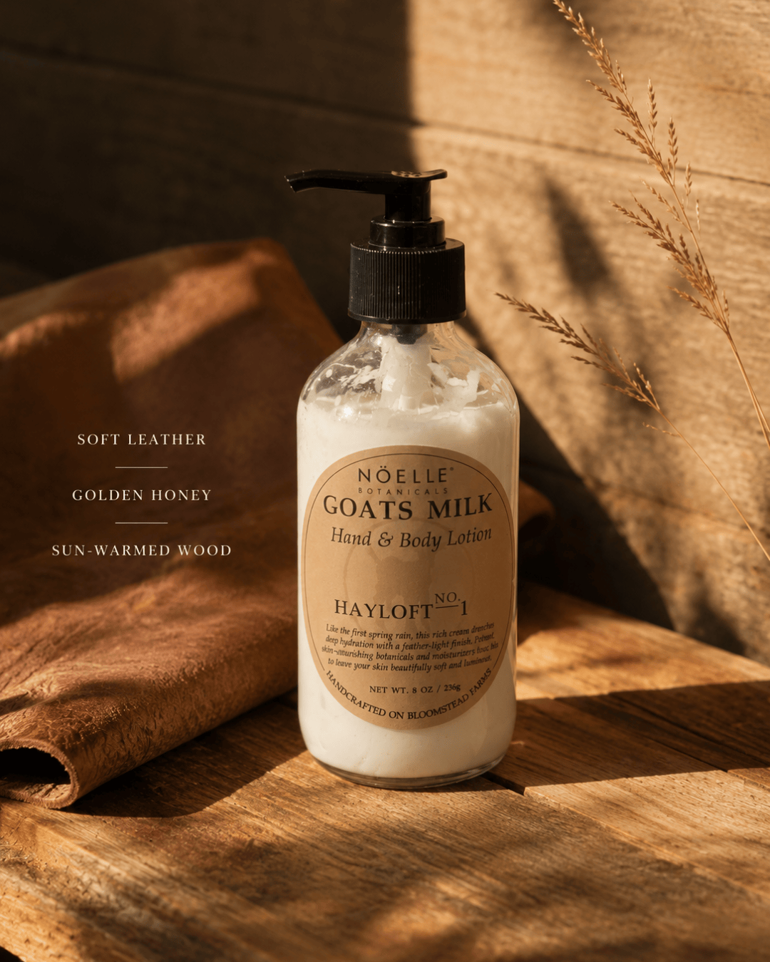 Hayloft No. 1 Goat Milk Hand & Body Lotion | Noelle Botanicals