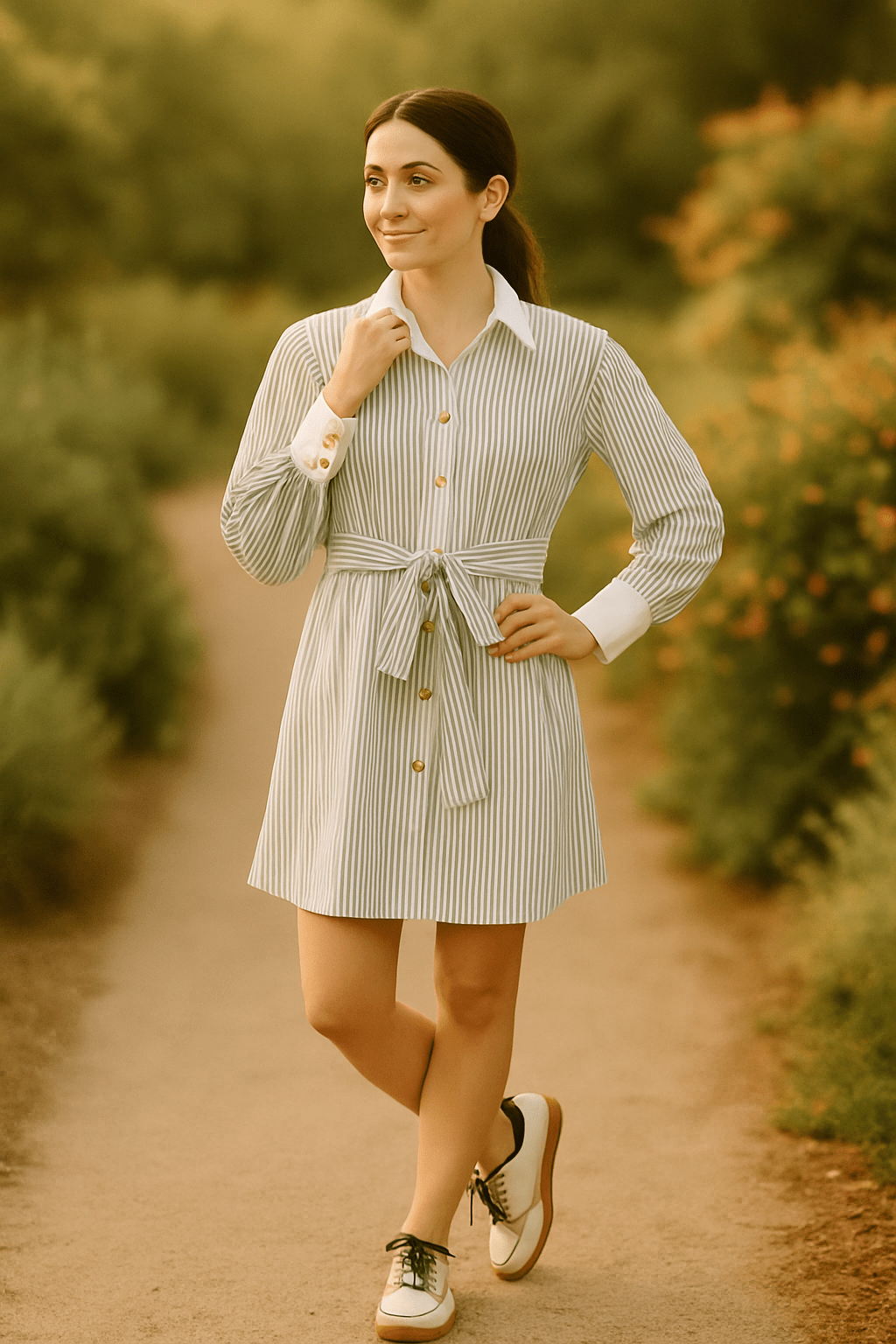 Simply Elegant Shirt Dress