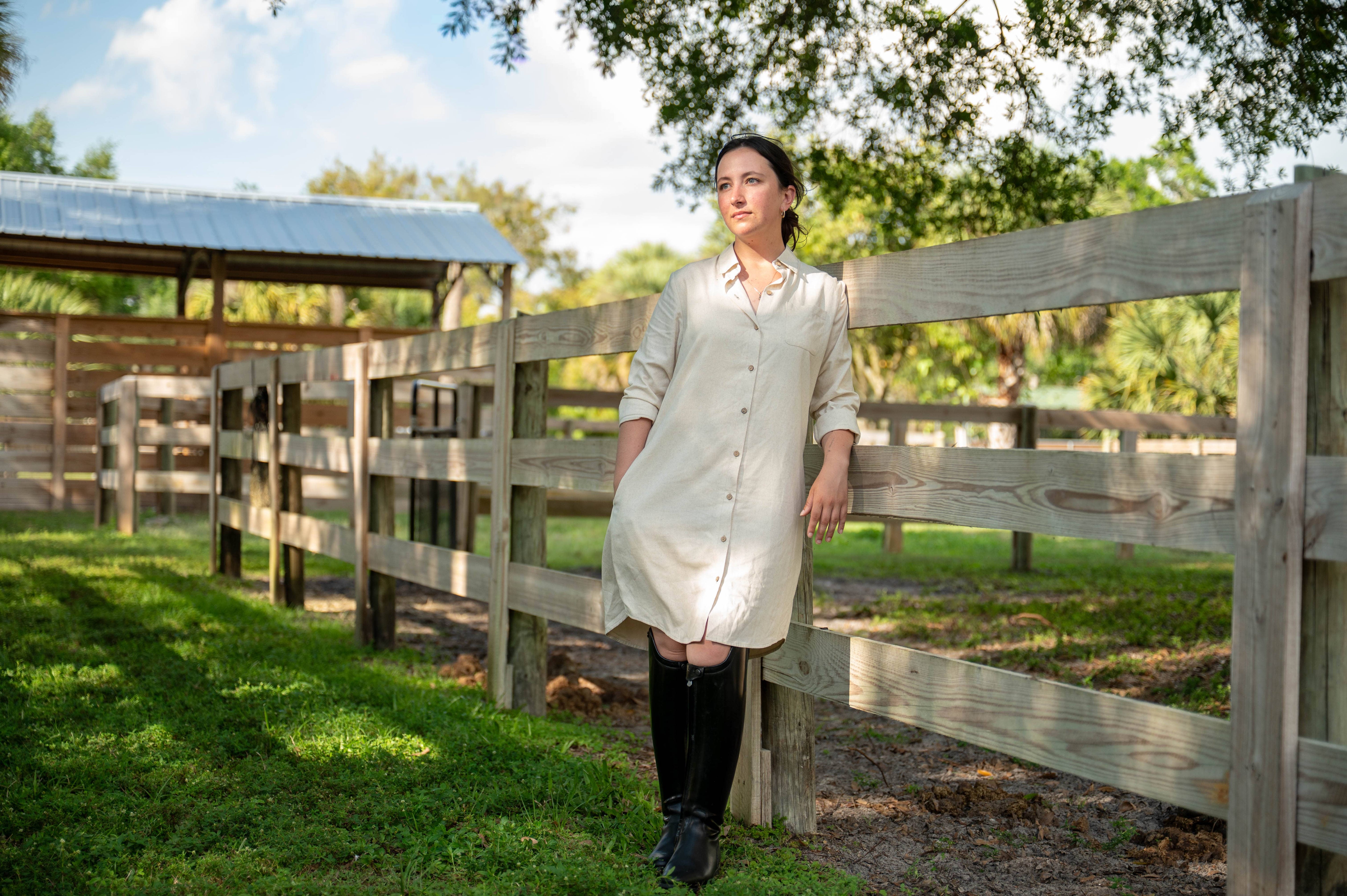 The Ashford Linen Shirt Dress