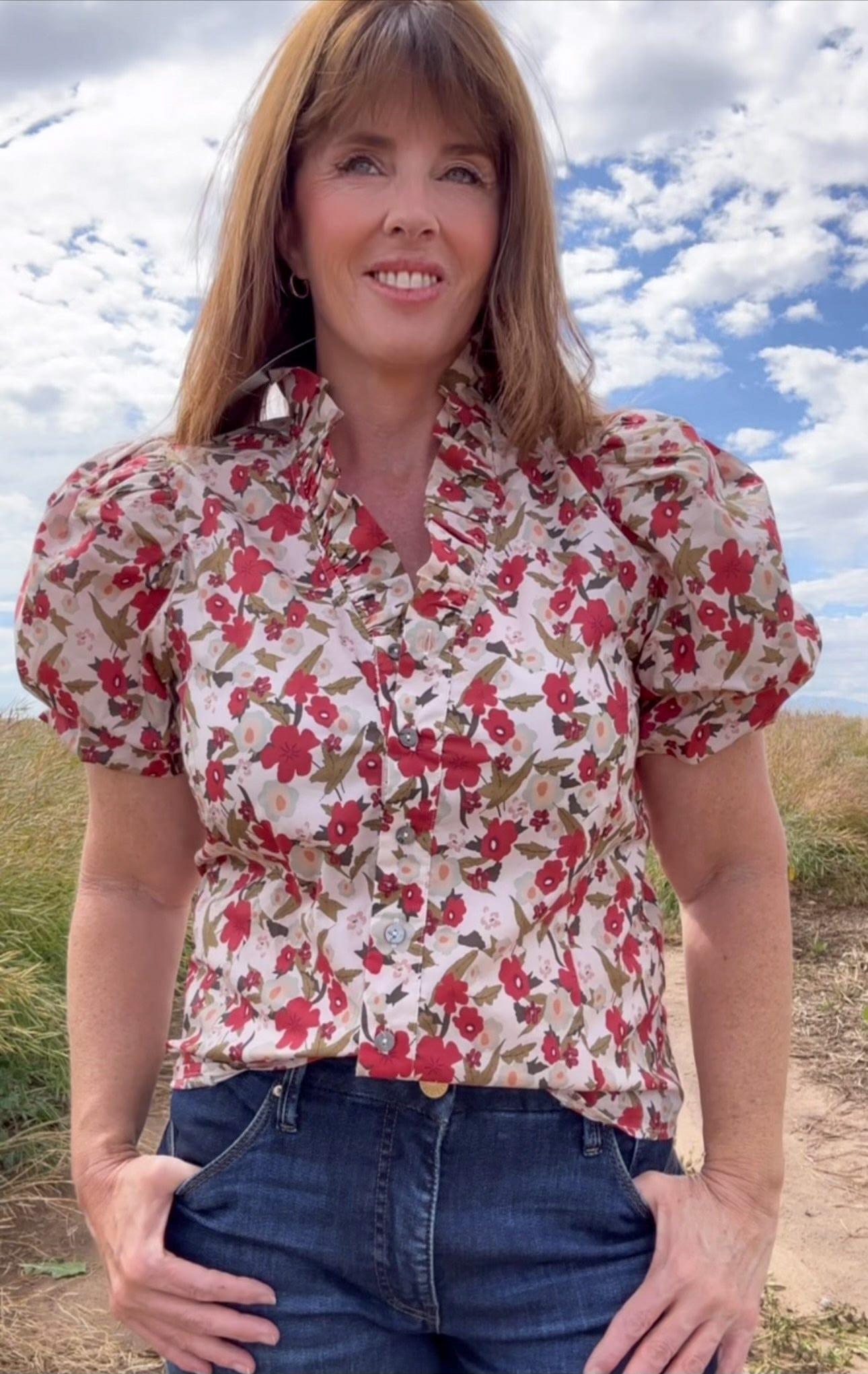 The Lindenwood Ruffle Top