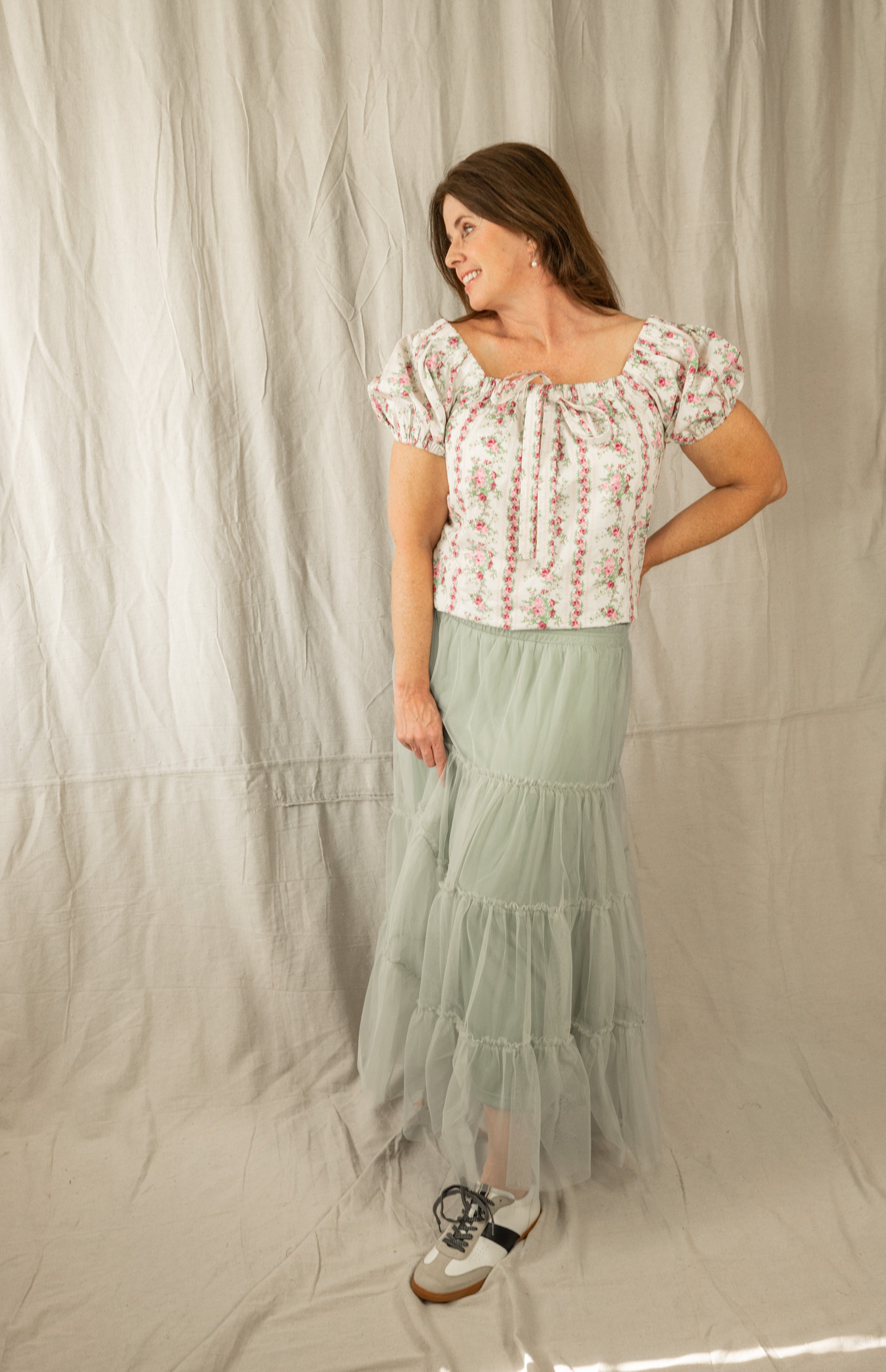 The Wrenley Blouse – Vintage Floral Romance for Everyday Beauty