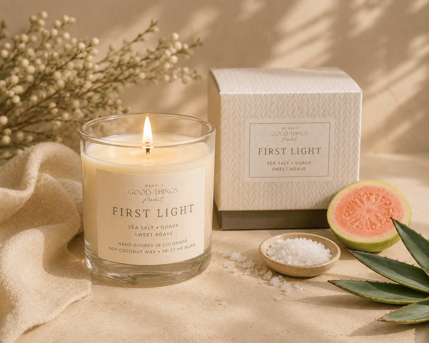Wendi's Market First Light Candle