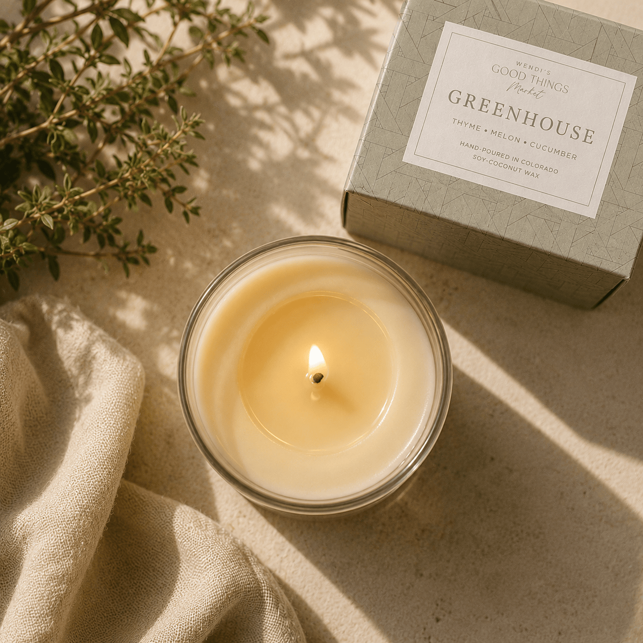 Wendi's Market Greenhouse Candle