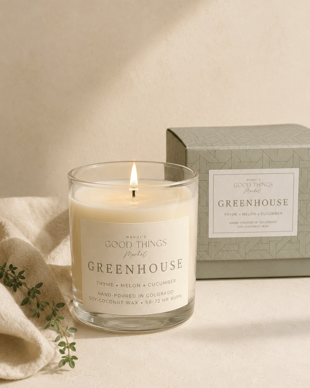 Wendi's Market Greenhouse Candle