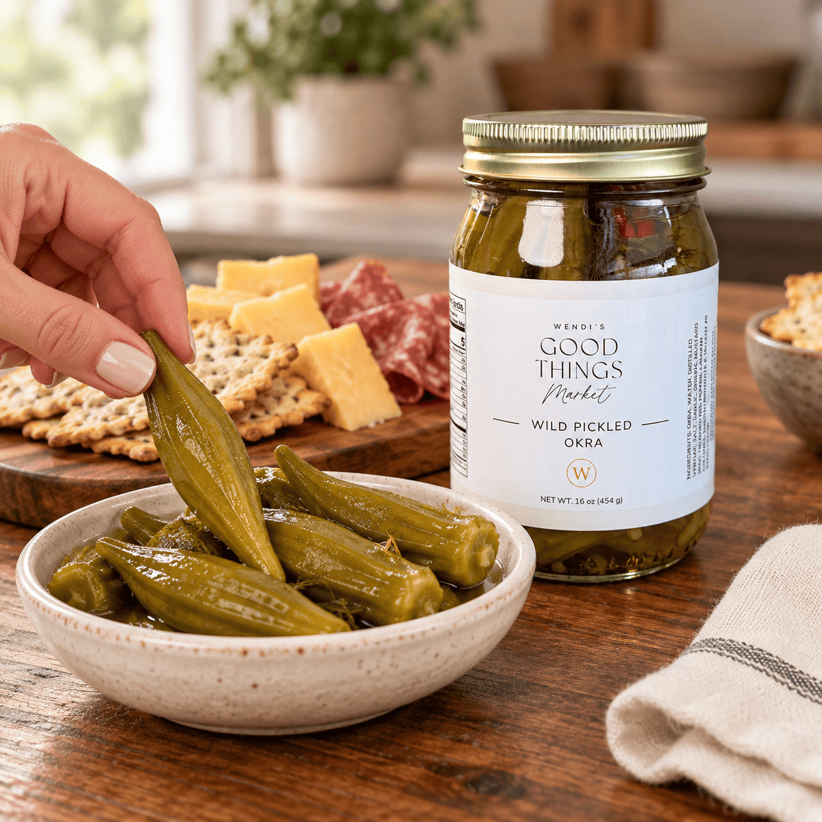 Wild Pickled Okra