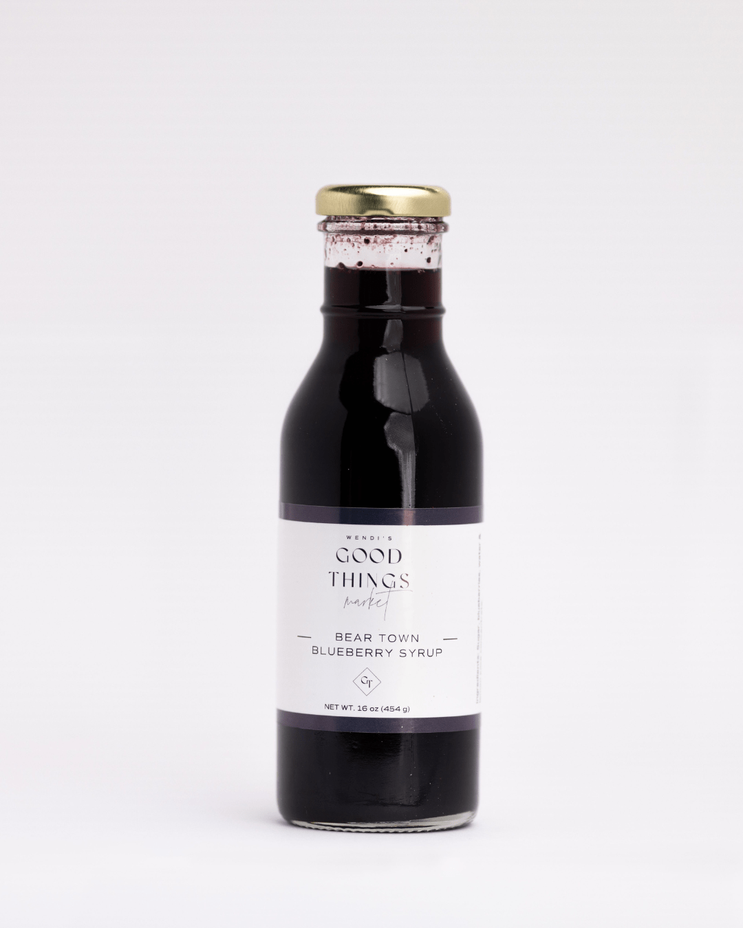 blueberry syrup, Wendi's Good Things Market