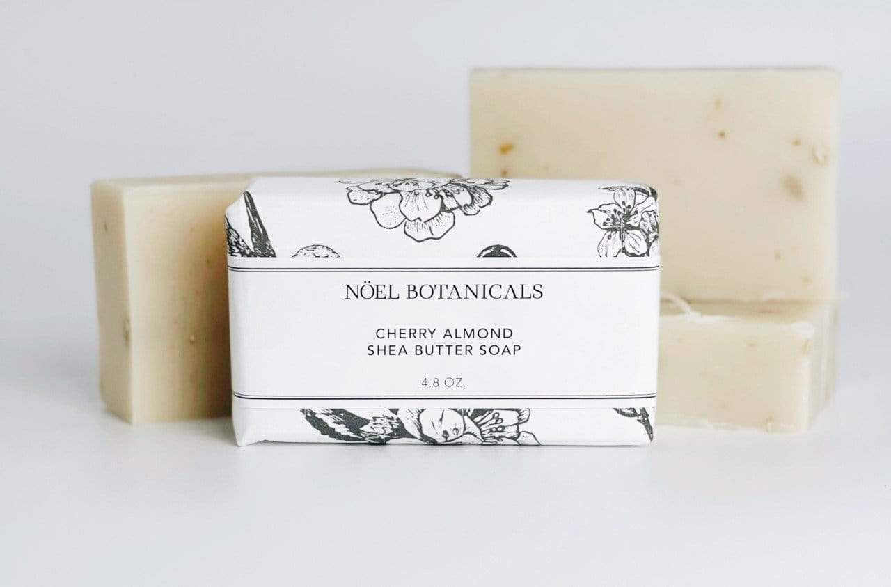 Cherry Almond Shea Butter Soap - Noel Botanicals-[variant_title]-Wendi's Good Things Market