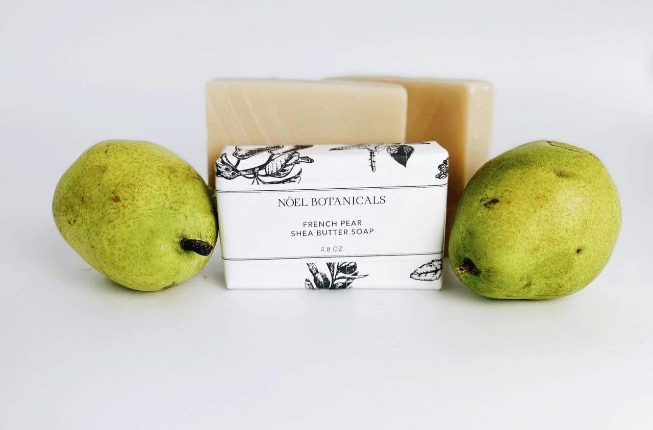 French Pear Shea Butter Soap - Noel Botanicals-[variant_title]-Wendi's Good Things Market