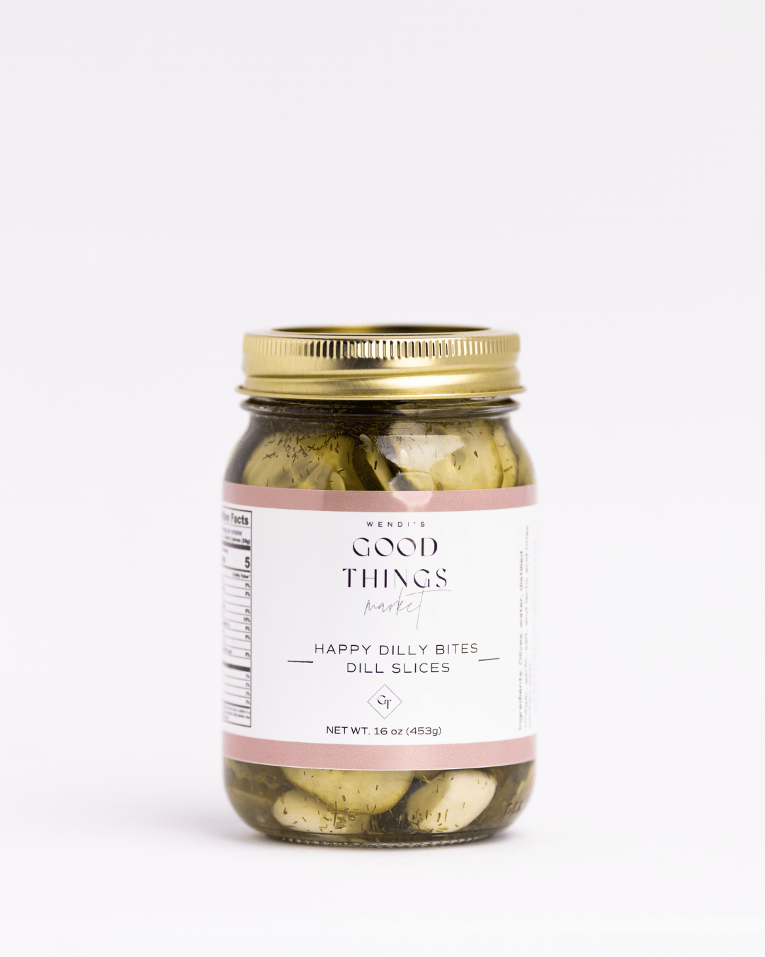 dill pickle slices, Wendi's Good Things Market