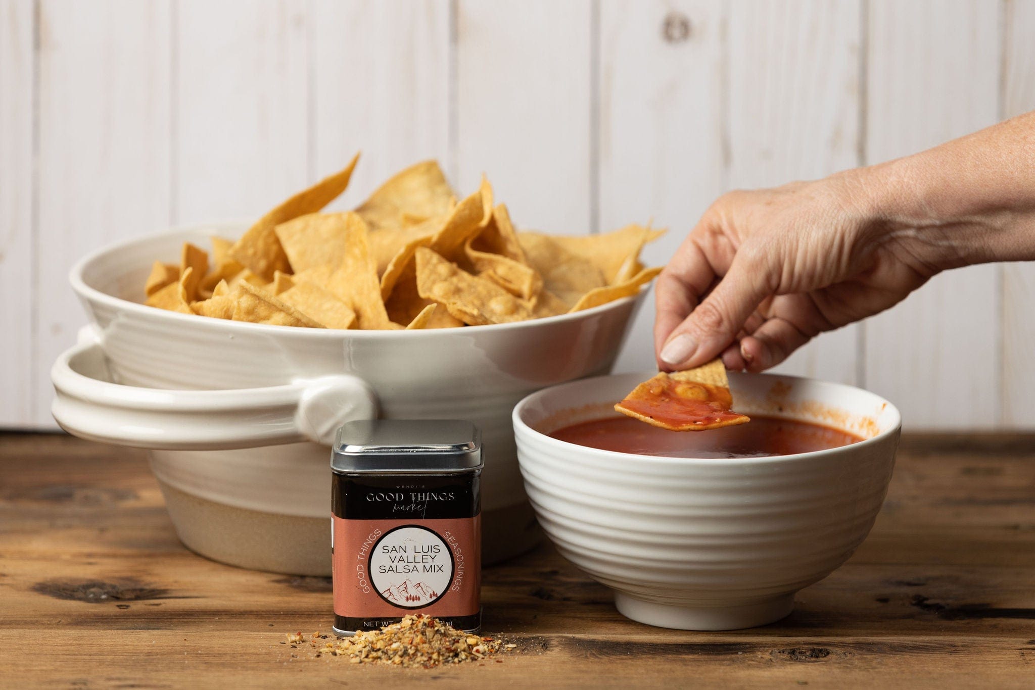 salsa mix, wendi's good things market, made in coloardo